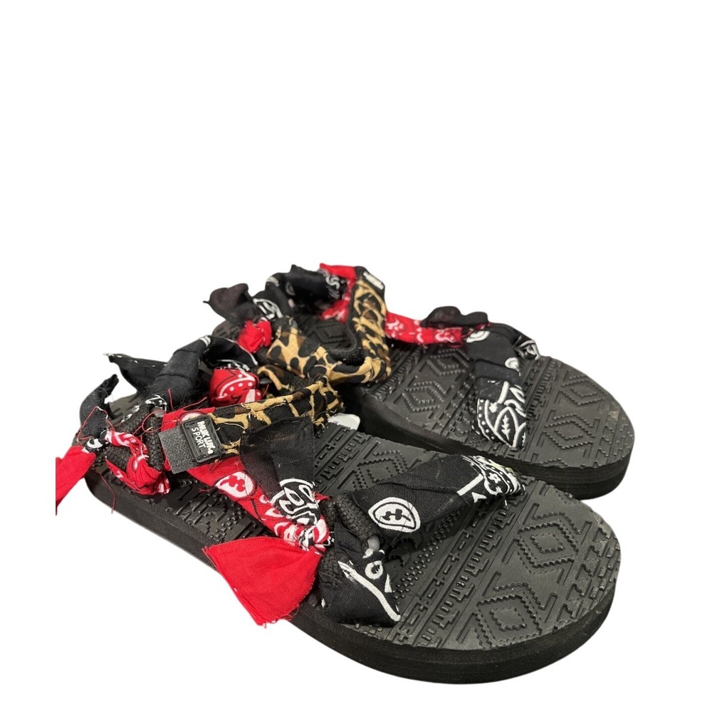 Muk Luks Womens Sport Sandals Size 7 Black Cushion Comfort‎ Foam Hiking Outdoor